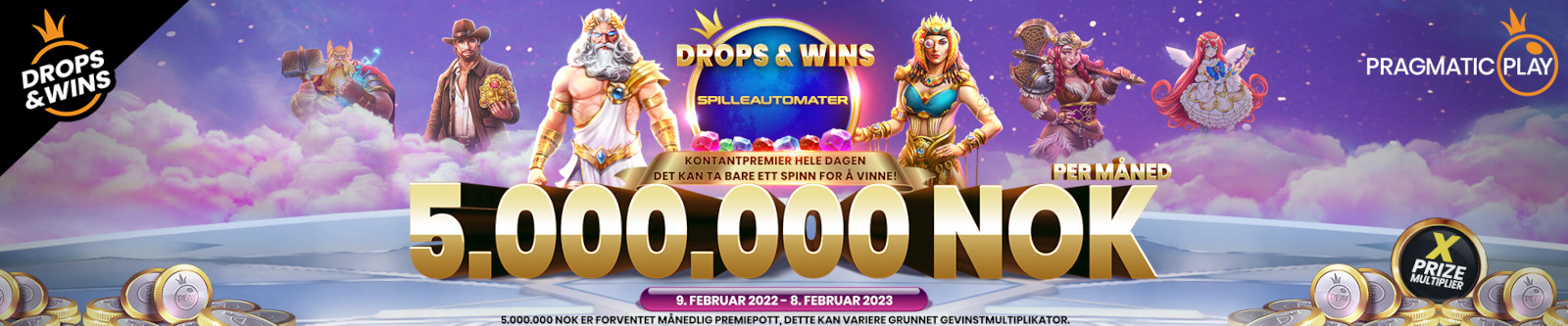 Drops & Wins Spilleautomater