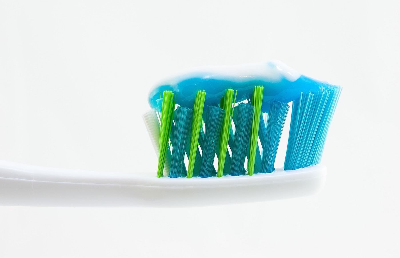 Toothbrush with nylon bristles