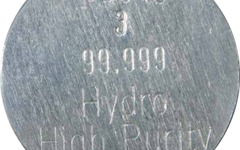 99.999% (5N) high-purity aluminium from Hydro