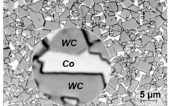 Ceratizit Microstructure image of WC-Co carbide
