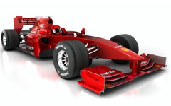 DISPAL® application - racing car