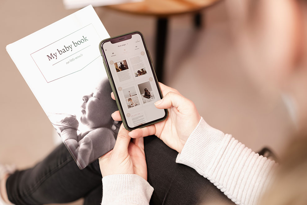 Download de Baby Diaries app op je telefoon