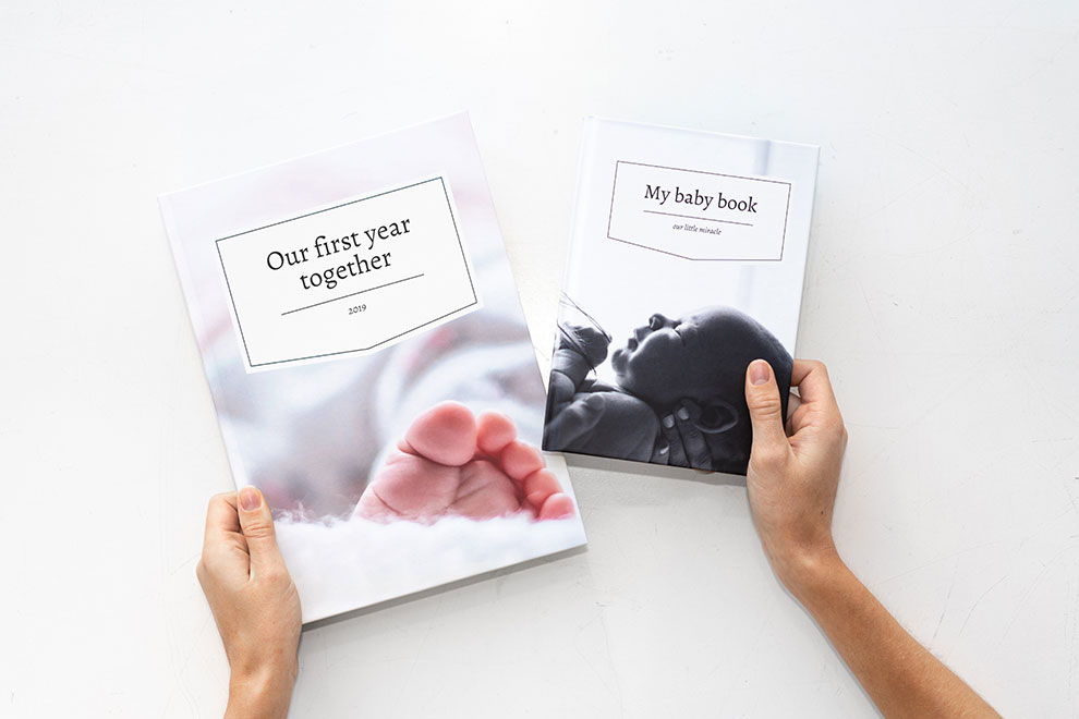 Maak een babyboek in verschillende formaten met Baby Diaries