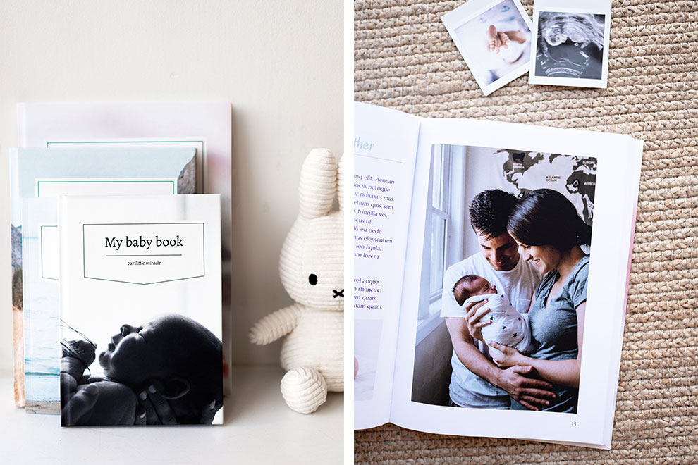 Leg je herinneringen vast in een Baby Diaries babyalbum