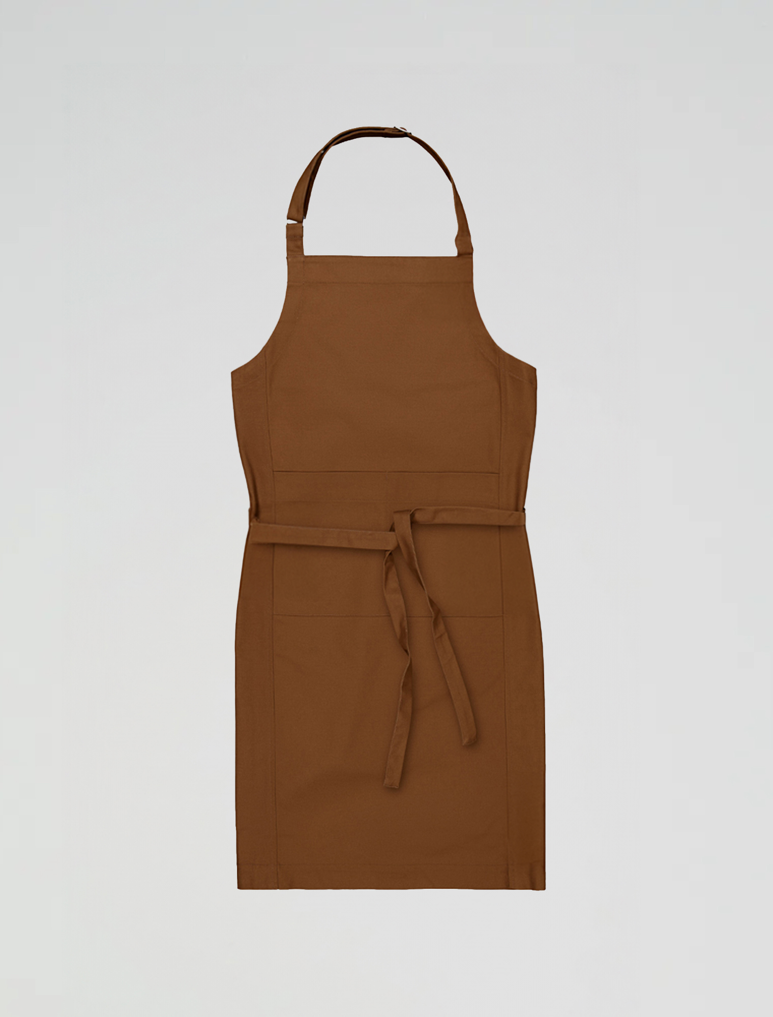 Tom Bib Apron - Tobacco Brown Cross Back Apron | Cargo Crew