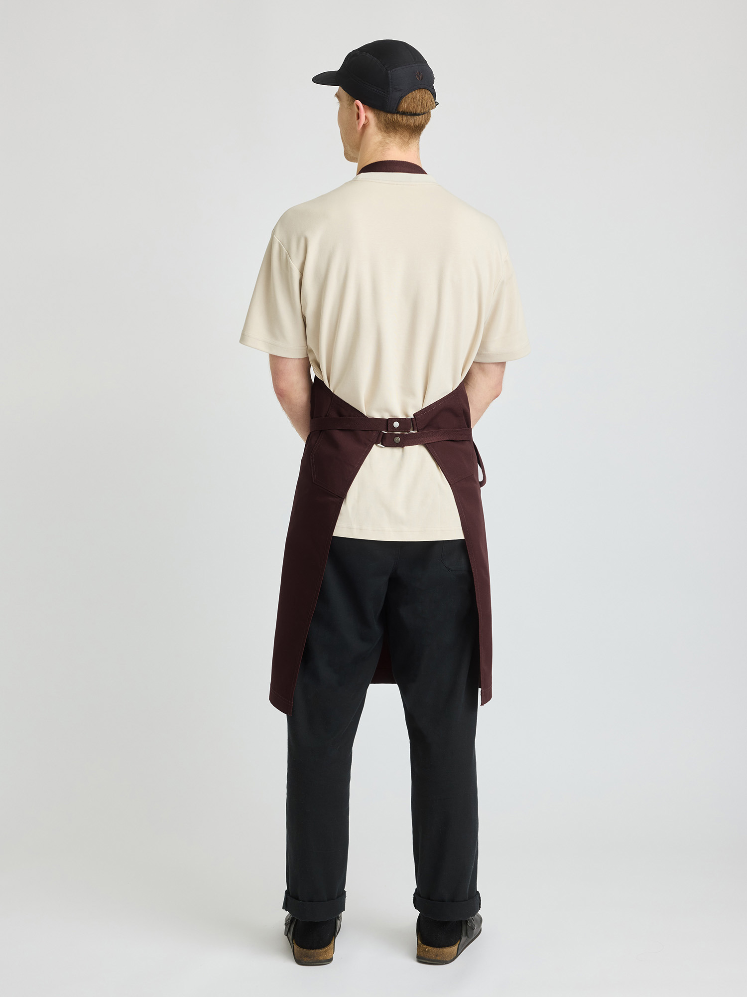 Banjo Chef Bib Apron - Prune Maroon | Cargo Crew