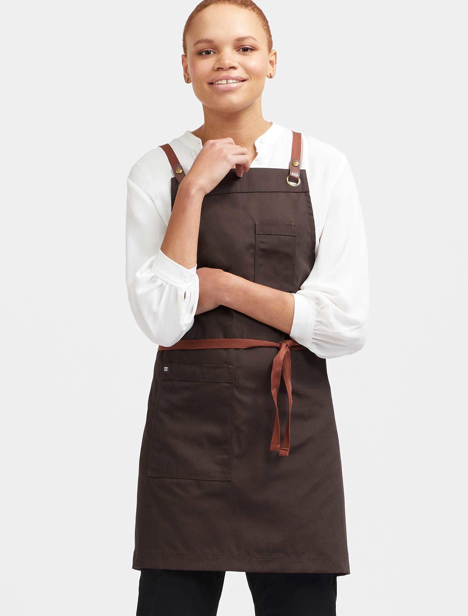 Tom Bib Apron - Chocolate Brown | Cargo Crew