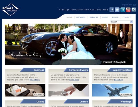 Our work with Royale Limousines