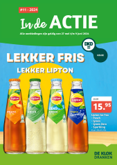 In De ACTIE - Actiefolder De Klok Dranken | De Klok Dranken