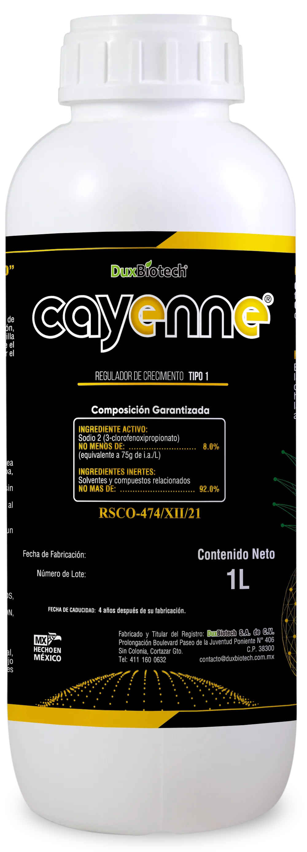 Cayenne — Regulador de crecimiento vegetal