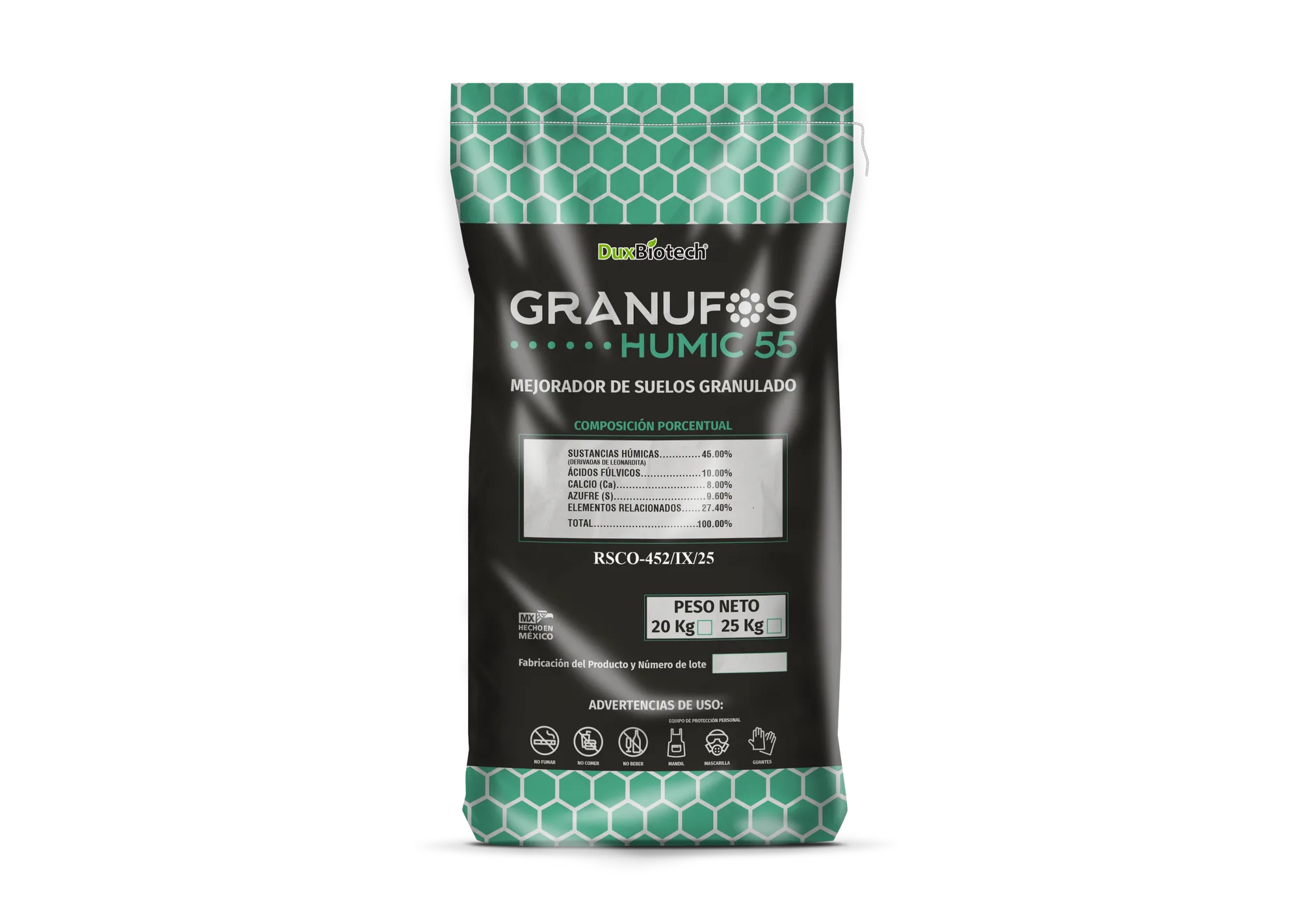 GRANUFOS   HUMIC 55 — MEJORADOR DE SUELO