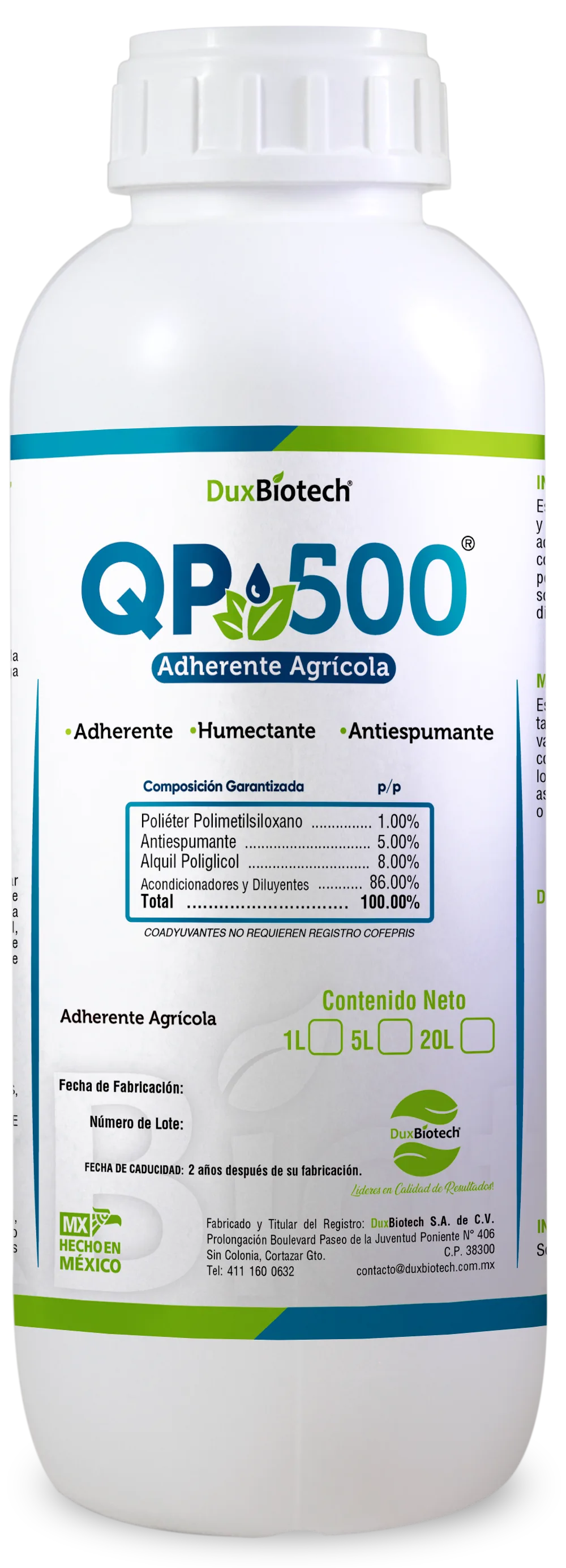 QP-500 — ADHERENTE AGRÍCOLA
