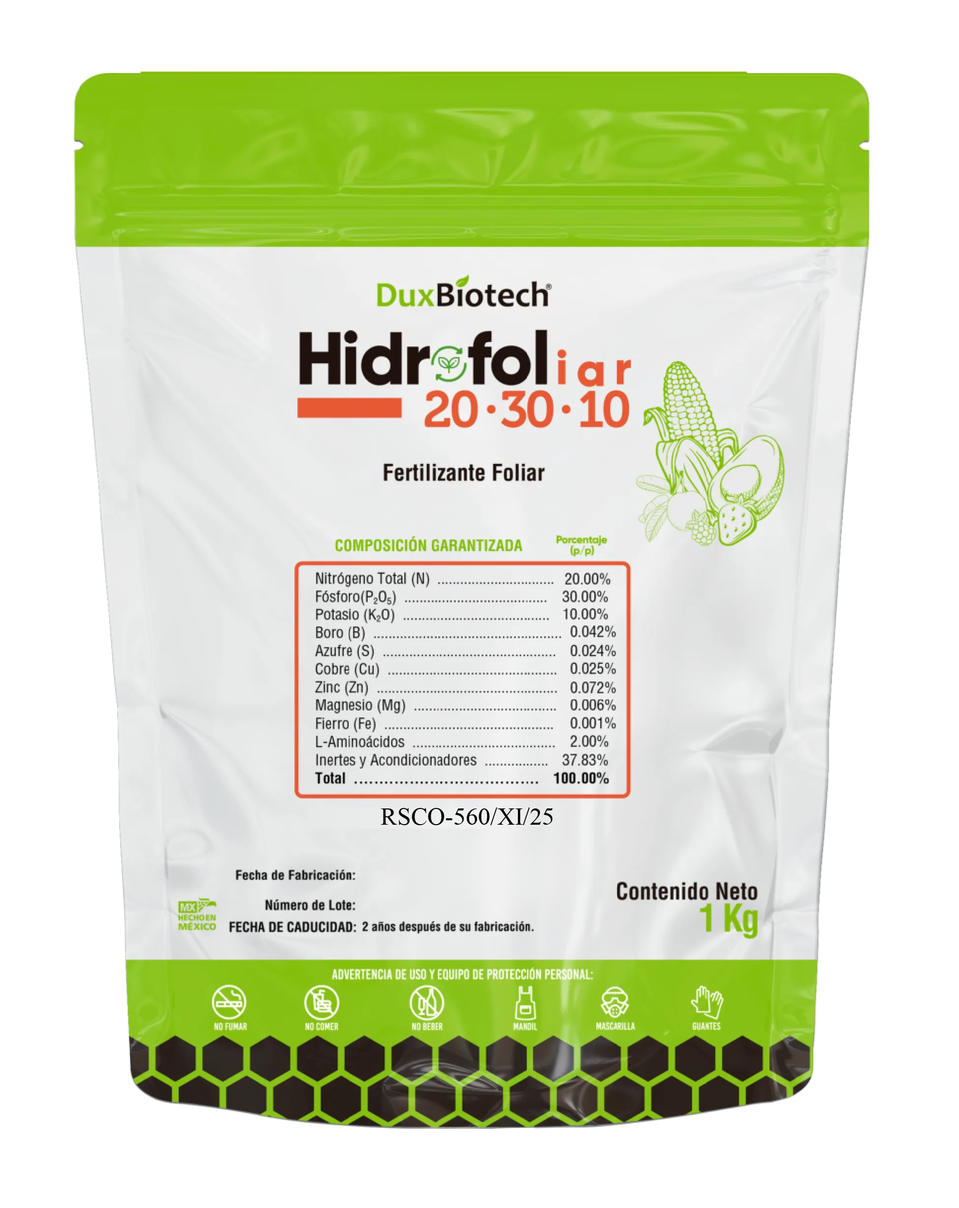 HIDROFOLIAR   20-30-10 — NUTRIENTE FOLIAR SÓLIDO