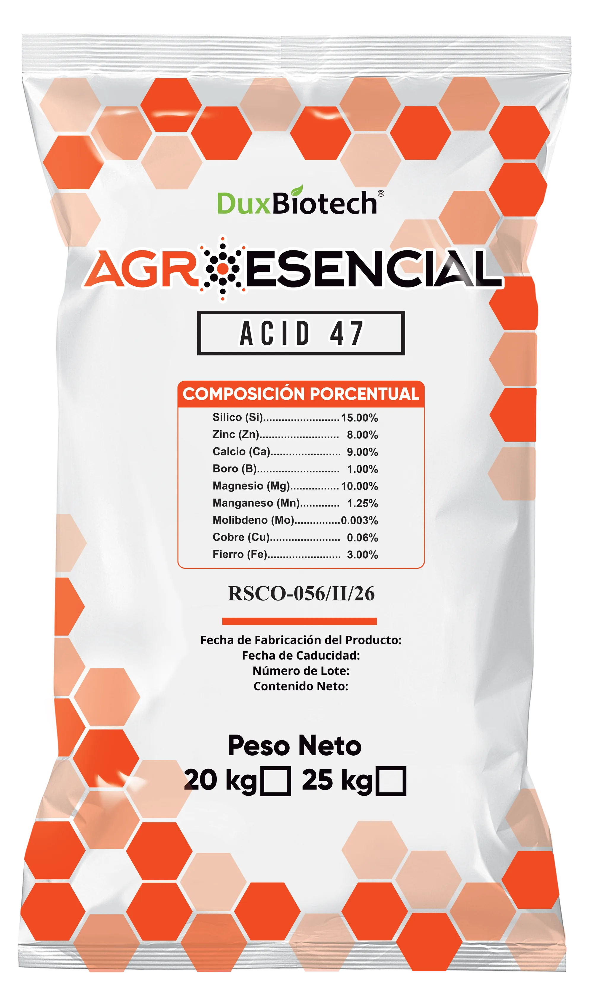 AGROESENCIAL ACID 47 — FERTILIZANTE GRANULADO