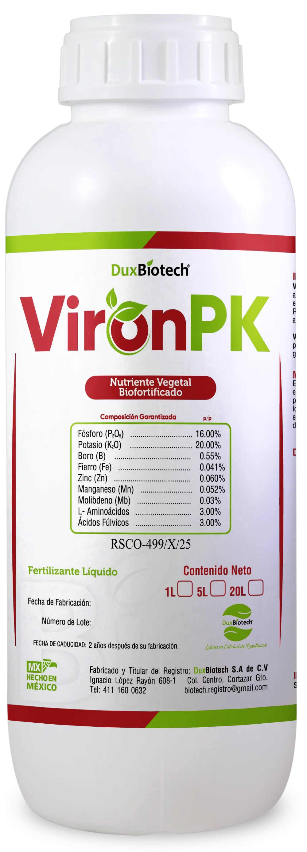 VironPK — INDUCTOR FENOLÓGICO