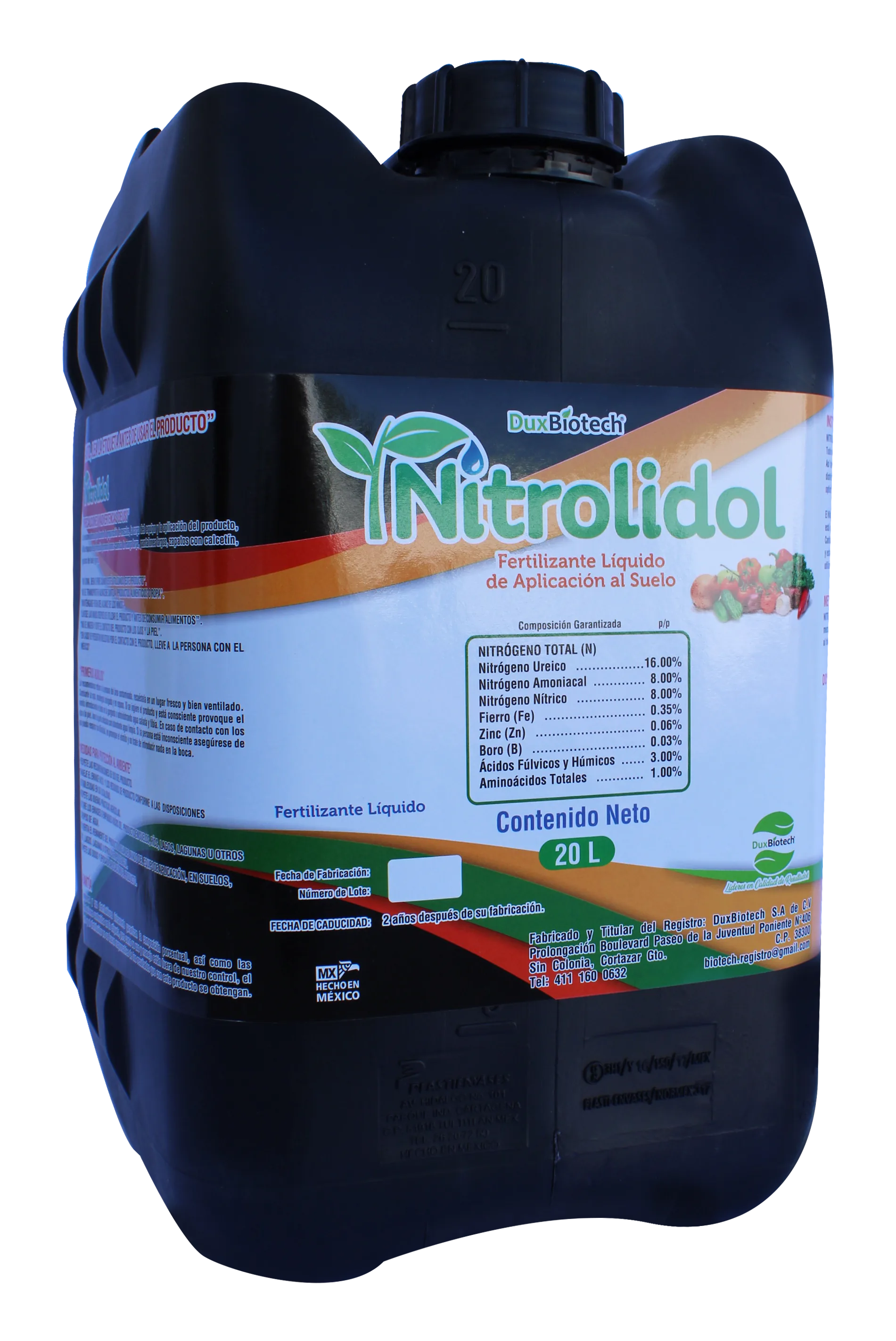 Nitrolidol — FERTILIZANTE LÍQUIDO