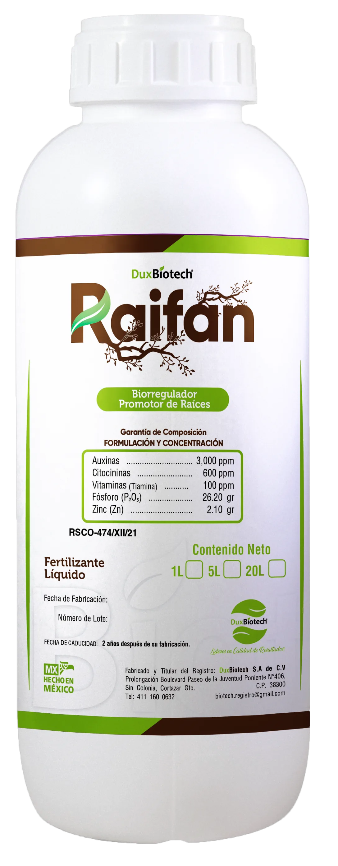 RAIFAN — PROMOTOR DE RAÍCES