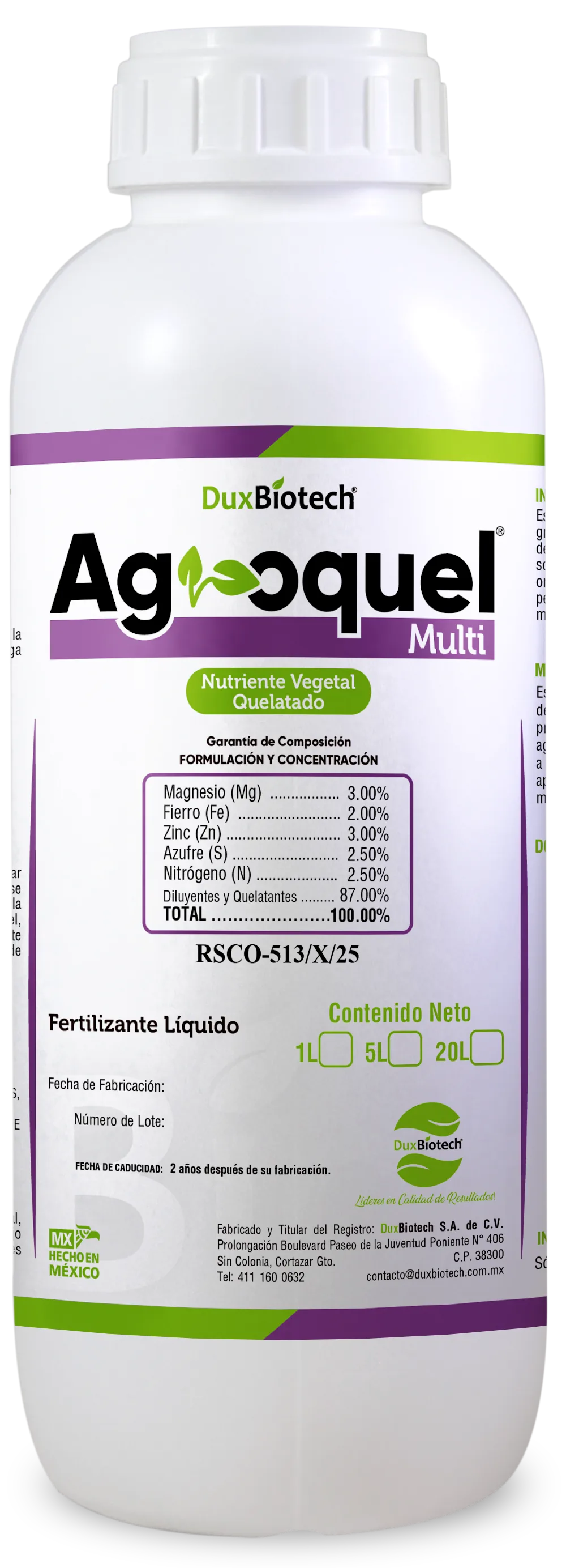 AGROQUEL Multi — MICRONUTRIENTE QUELATADO