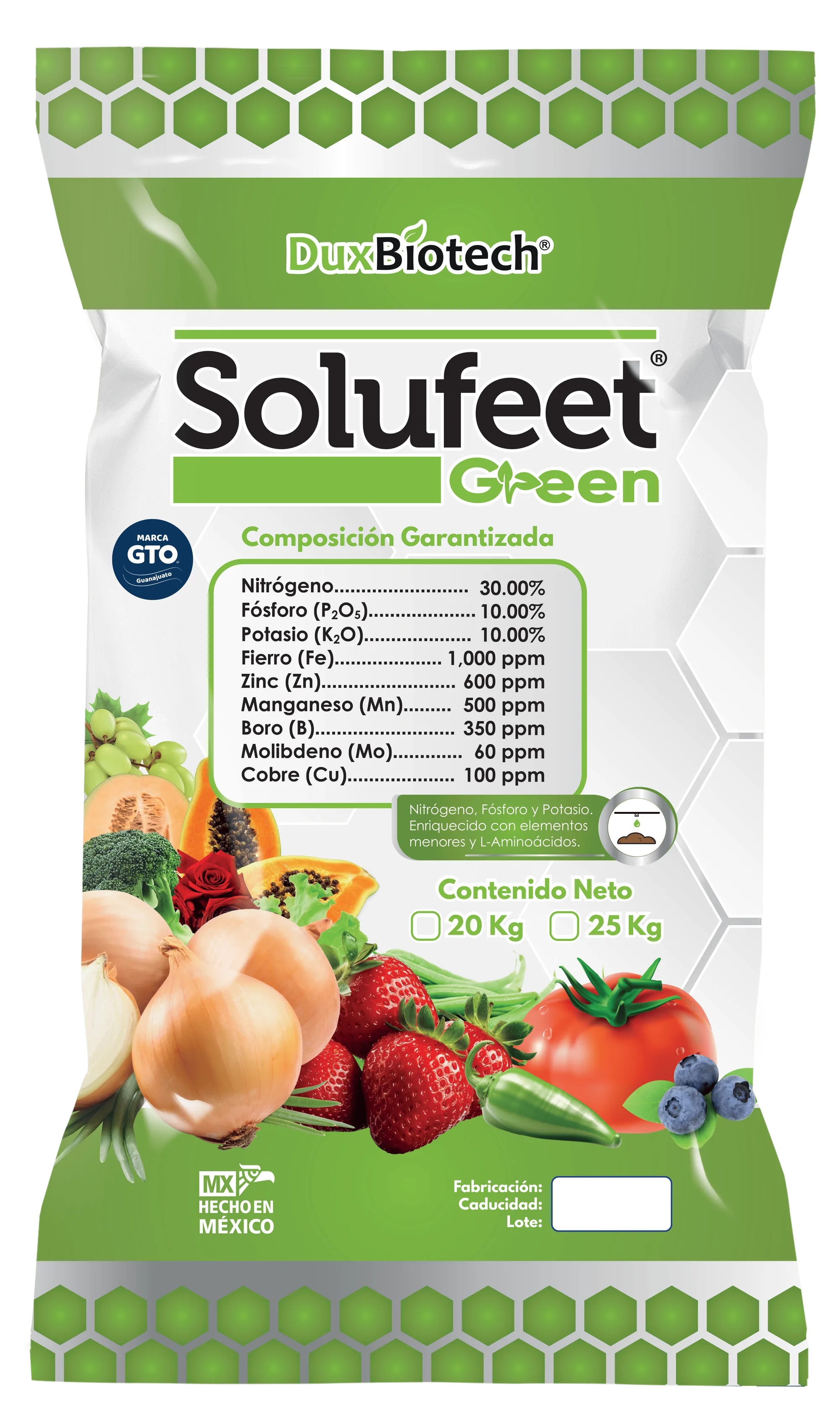 SOLUFEET GREEN — FERTILIZANTE SÓLIDO SOLUBLE