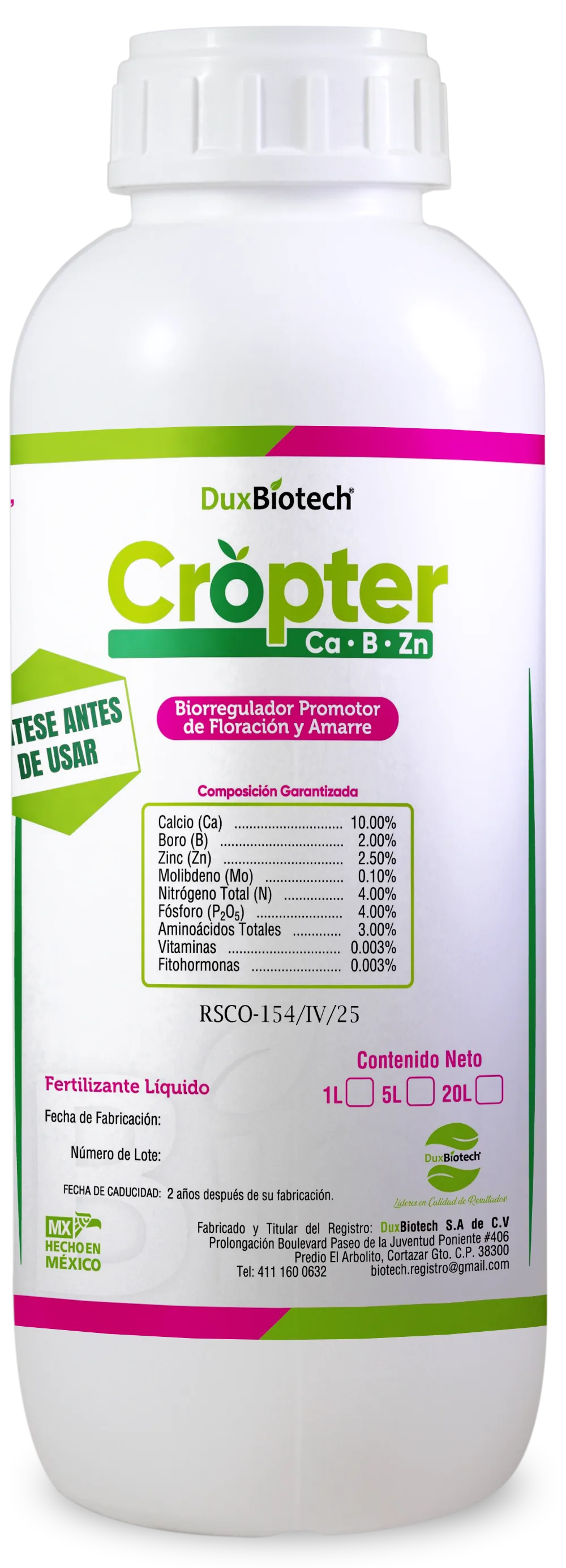Cropter — INDUCTOR FENOLÓGICO