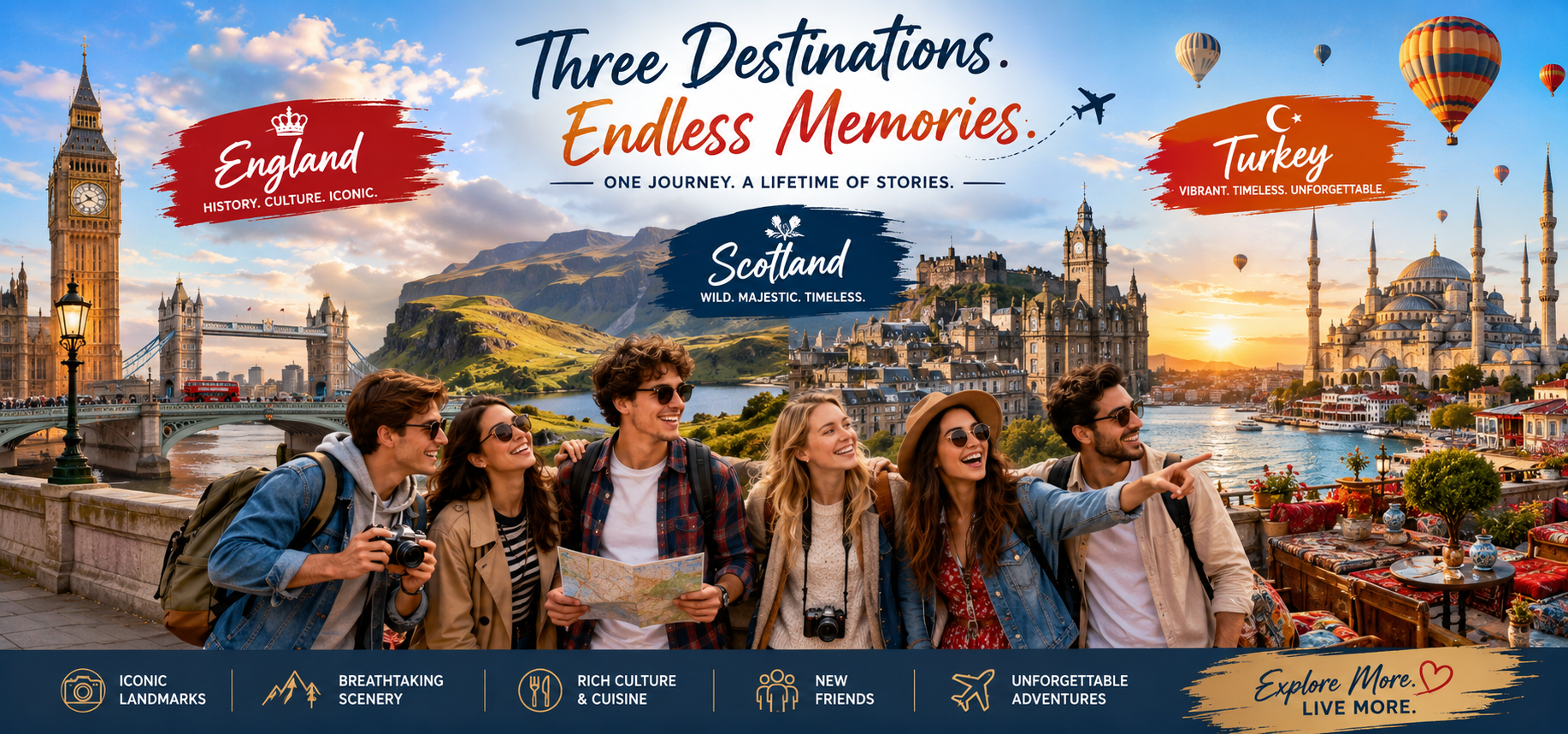 ENGLAND, SCOTLAND & TURKEY GRAND TOUR
