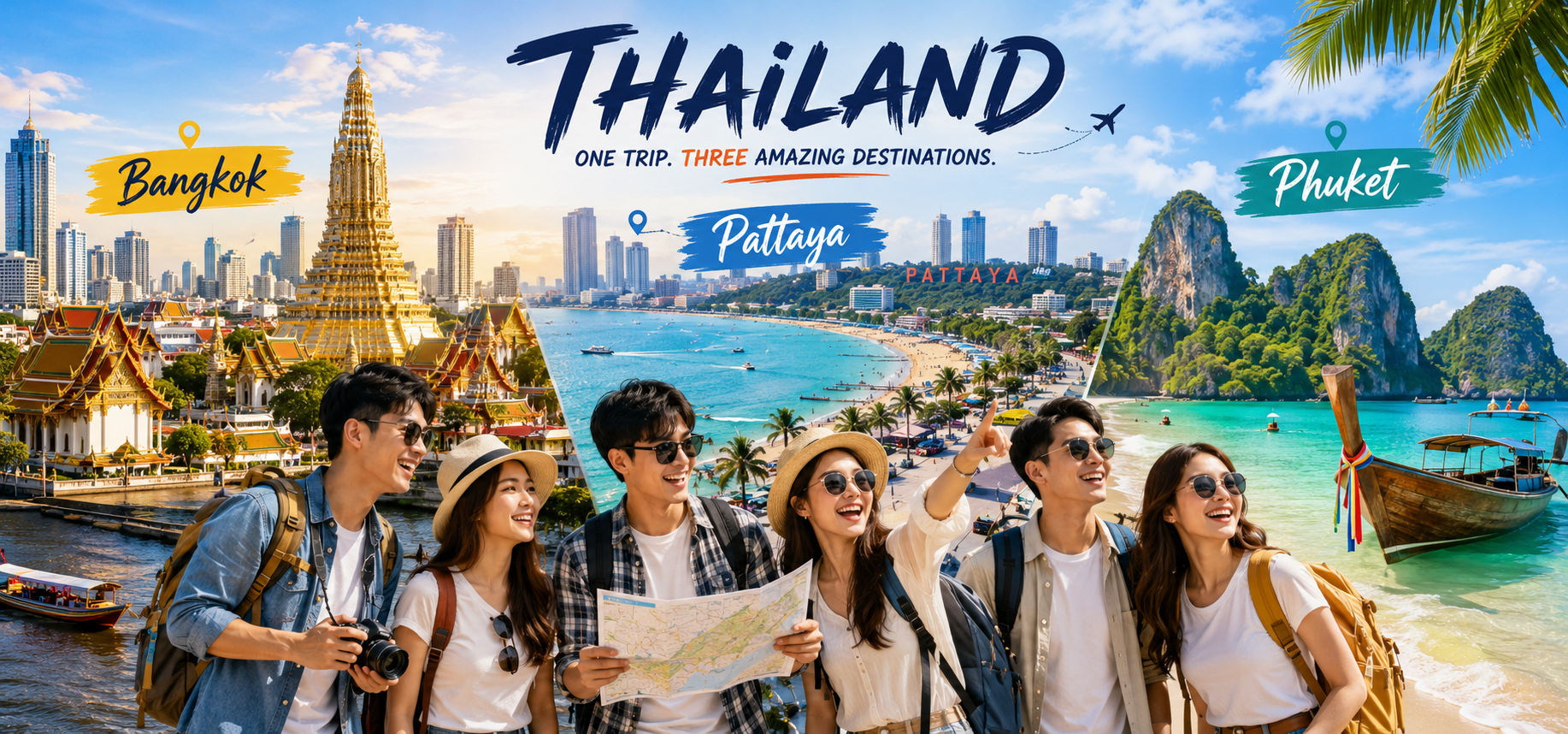 Bangkok+Pattaya+Phuket