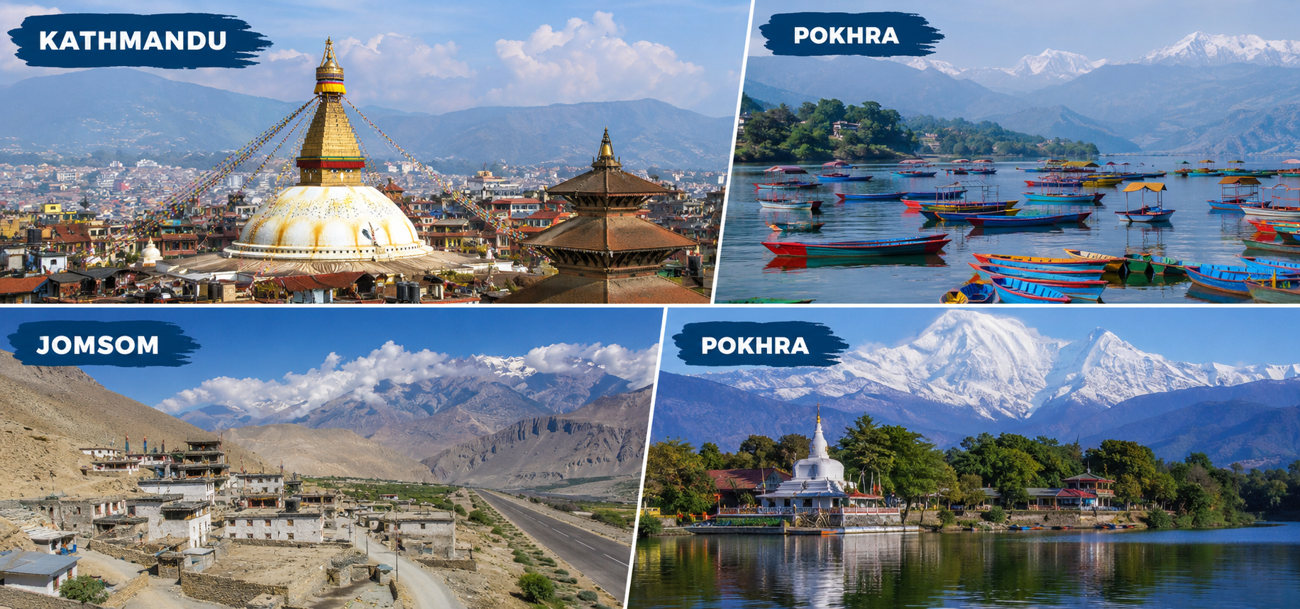 Kathmandu-Pokhara-Jomsom-Pokhara-Kathmandu