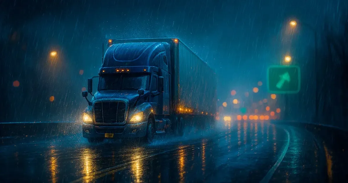 Lluvias y logística: el impacto real en las carreteras y el transporte de carga