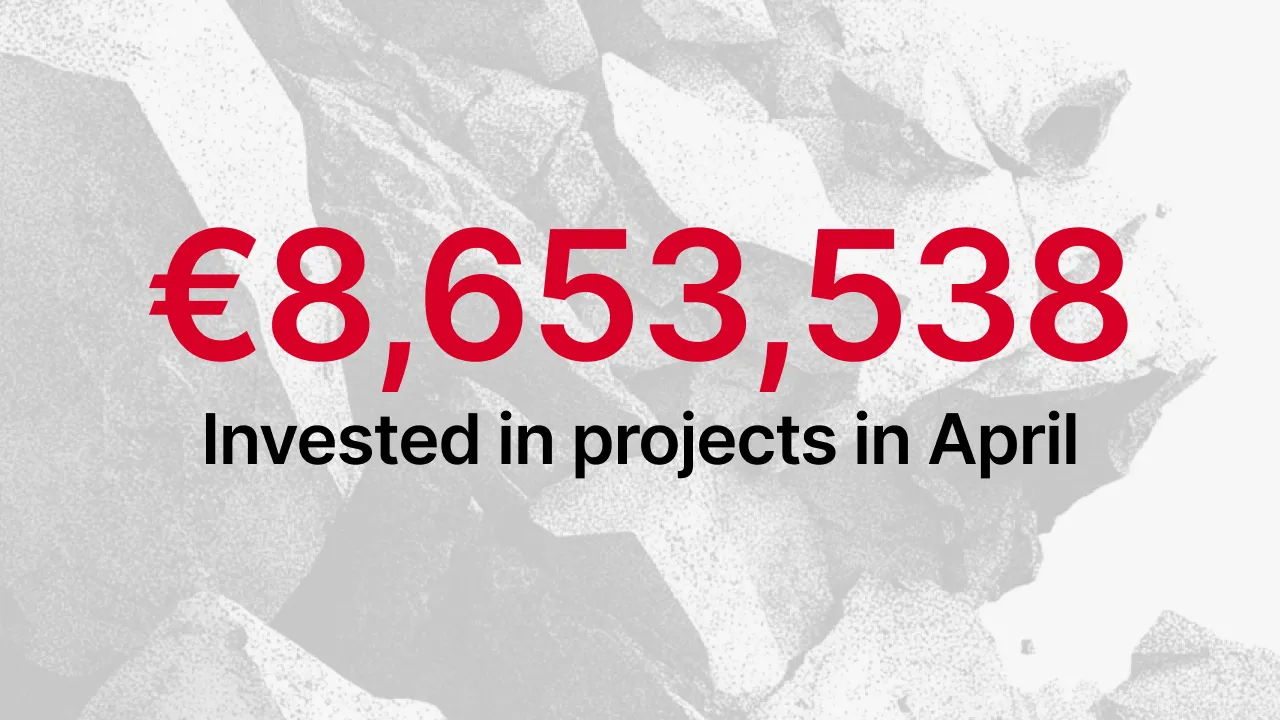 €8,653,538 invested into borrowing projects on Maclear in April 2026