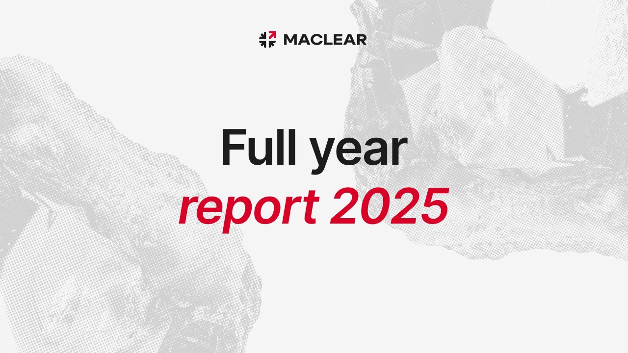 Maclear Investor Update: 2025 in Numbers