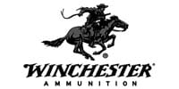 Winchester Ammunition for hunting, sport, target and personal defense company logo of cowboy riding a black horse