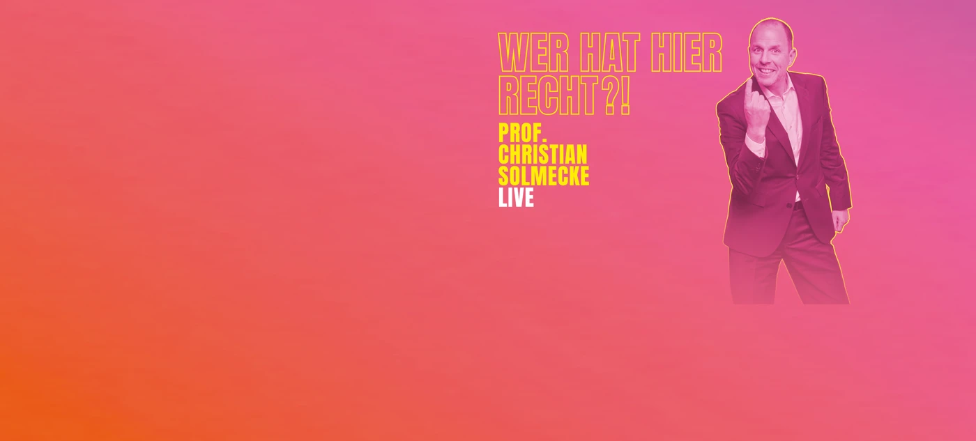 Prof. Christian Solmecke - Live 