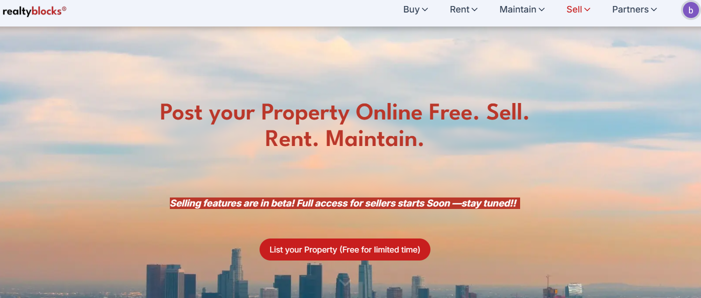Post Properties Post Property for Sale or Rent in India | RealtyBlocks