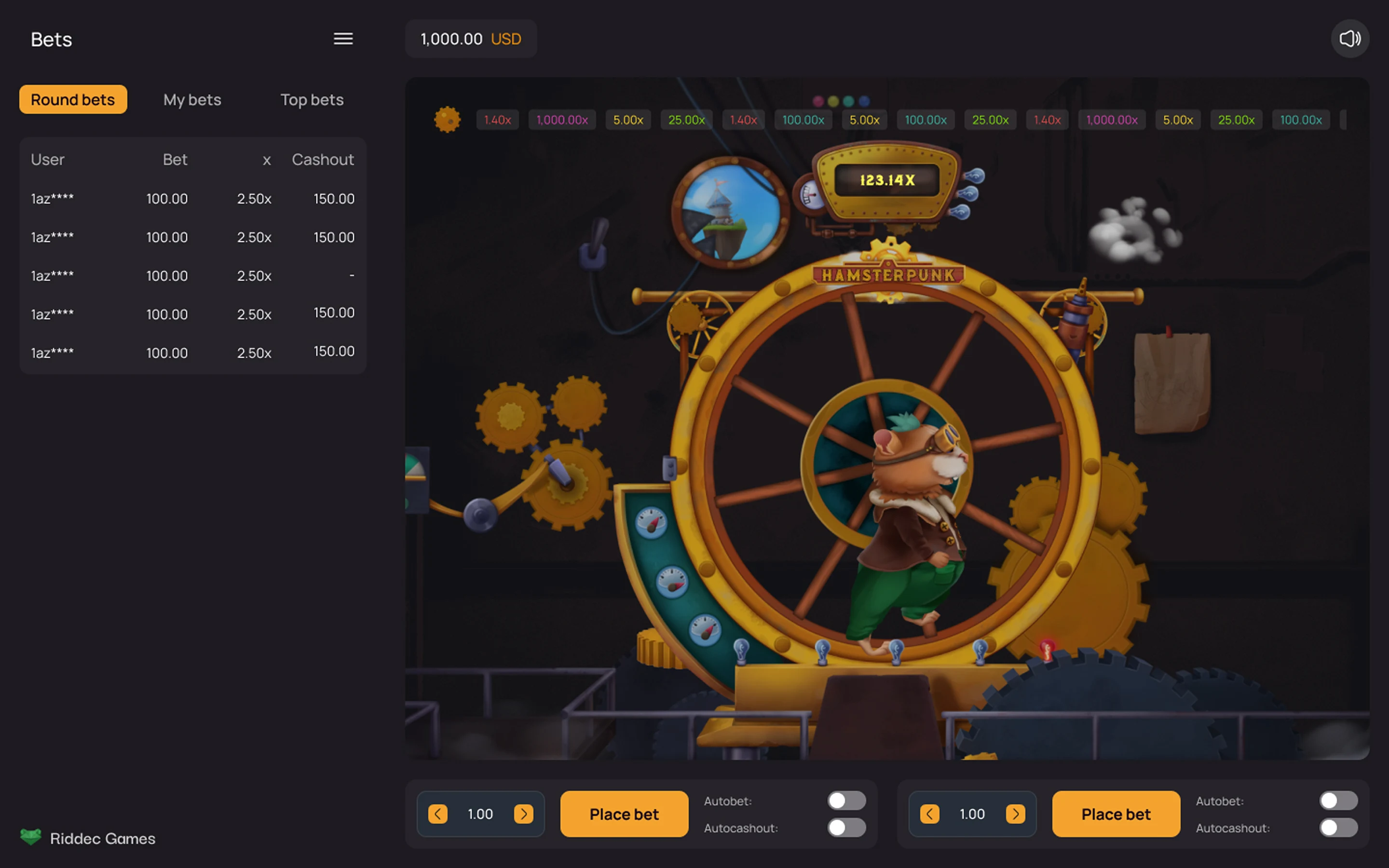 Hamsterpunk Crash — desktop game screenshot 1 | Riddec Games