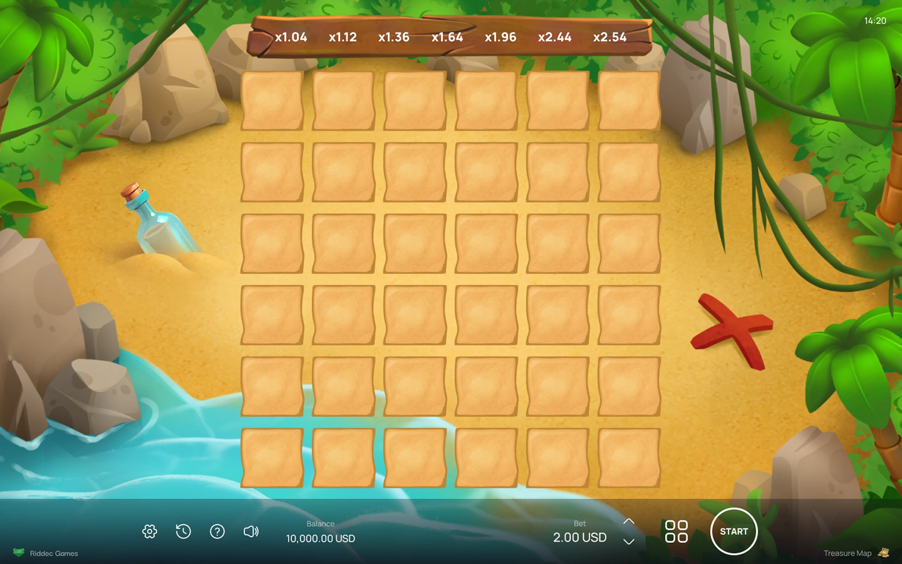Treasure Map — desktop game screenshot 1 | Riddec Games