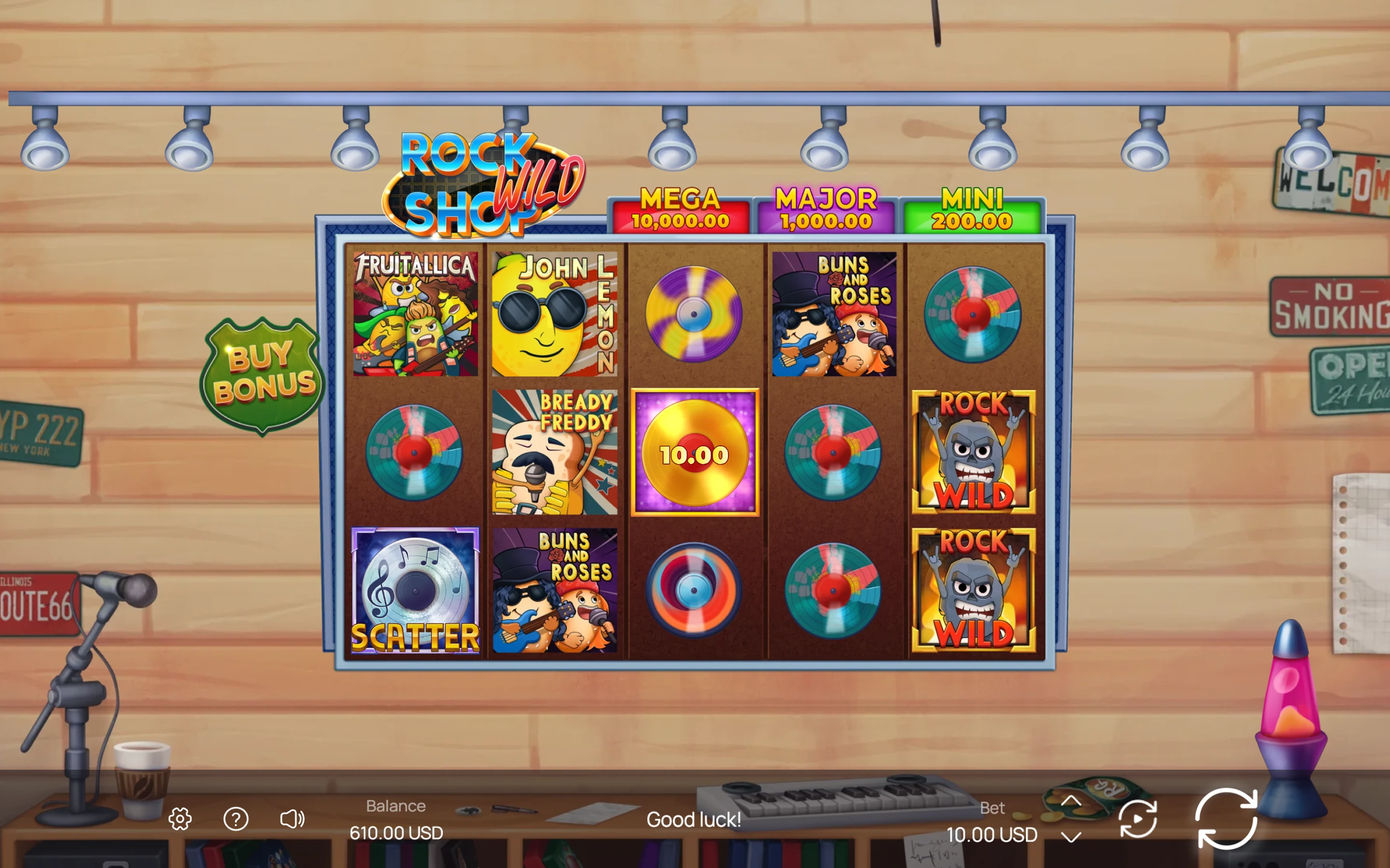 Rock Wild Shop — desktop game screenshot 1 | Riddec Games