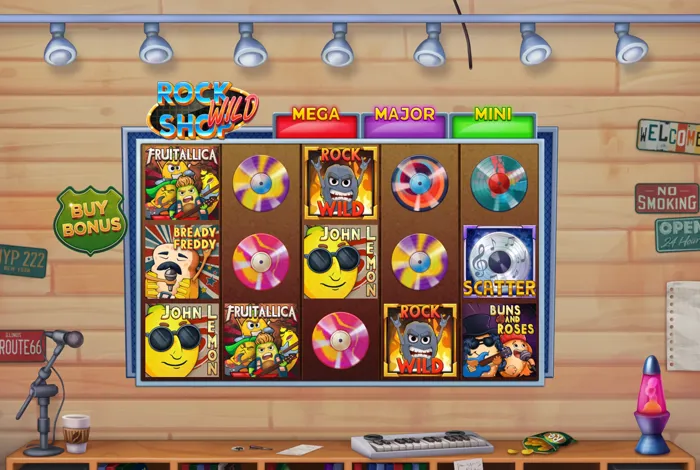 Rock Wild Shop — game logo and key art | Riddec Games