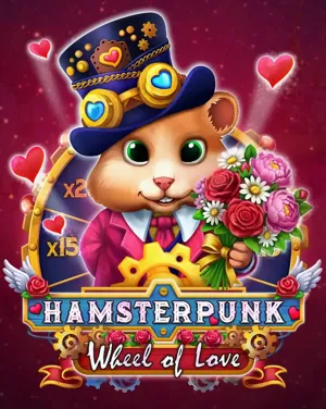 Hamsterpunk Wheel of Love — online casino game poster | Riddec Games