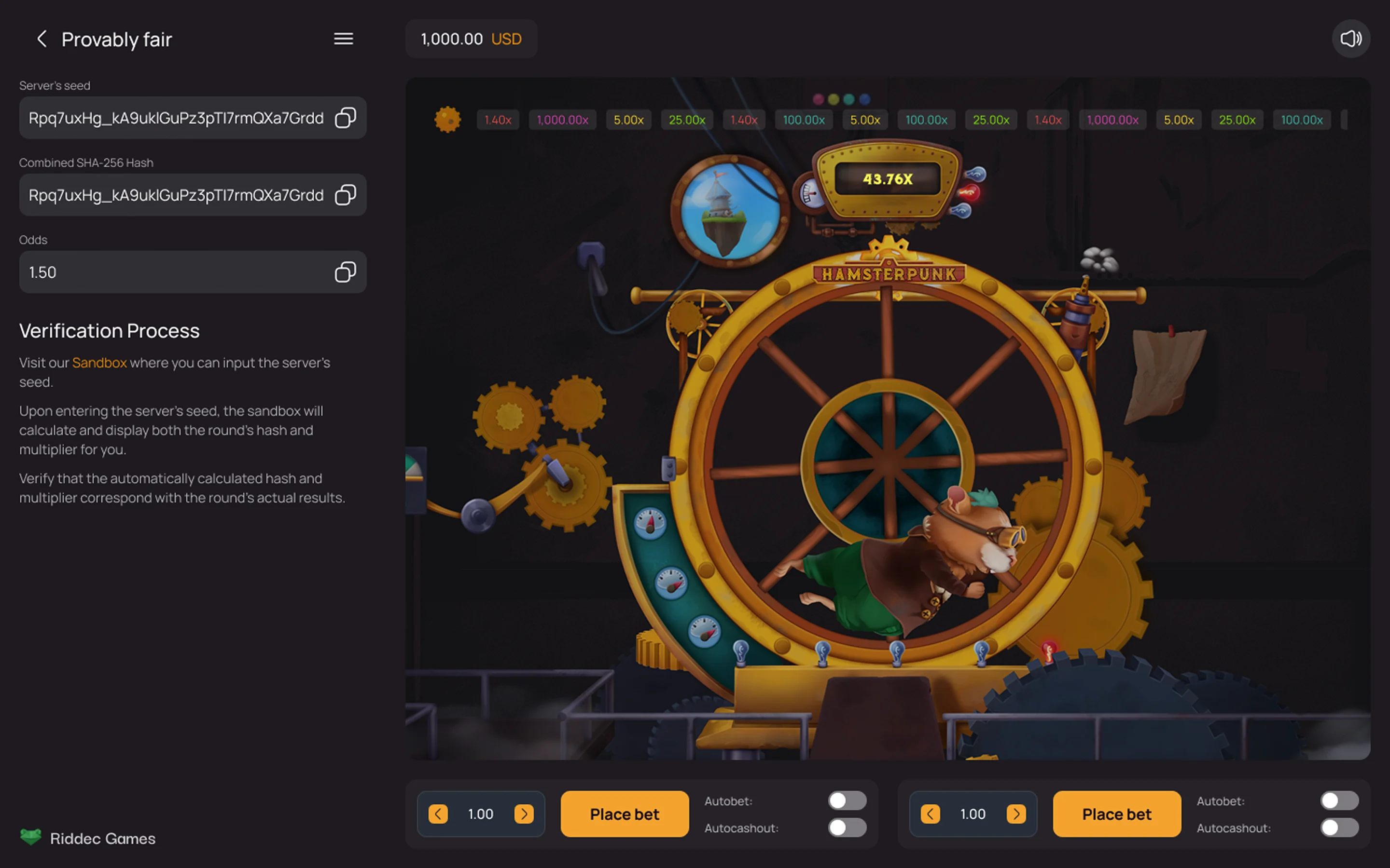 Hamsterpunk Crash — desktop game screenshot 3 | Riddec Games