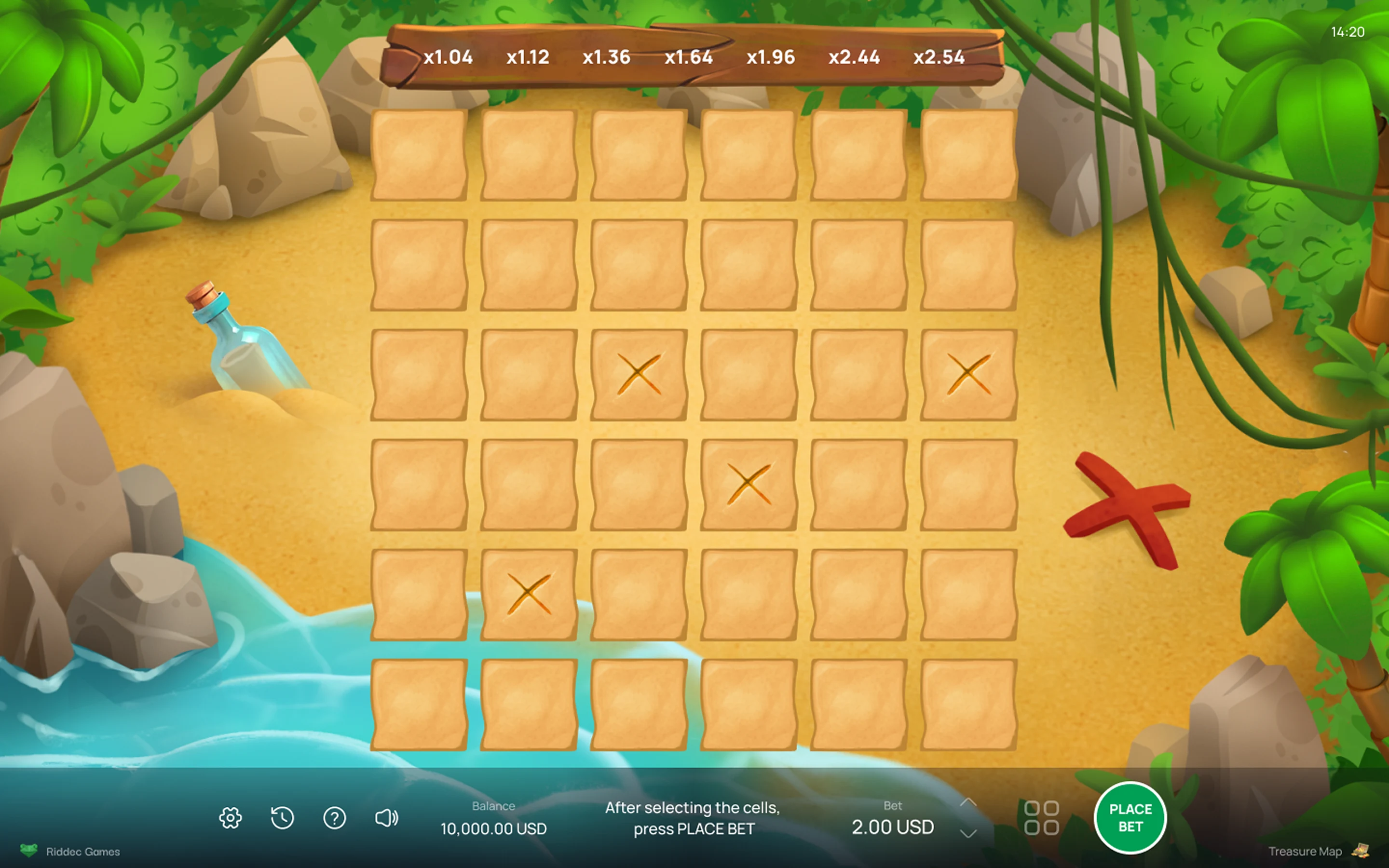 Treasure Map — desktop game screenshot 3 | Riddec Games