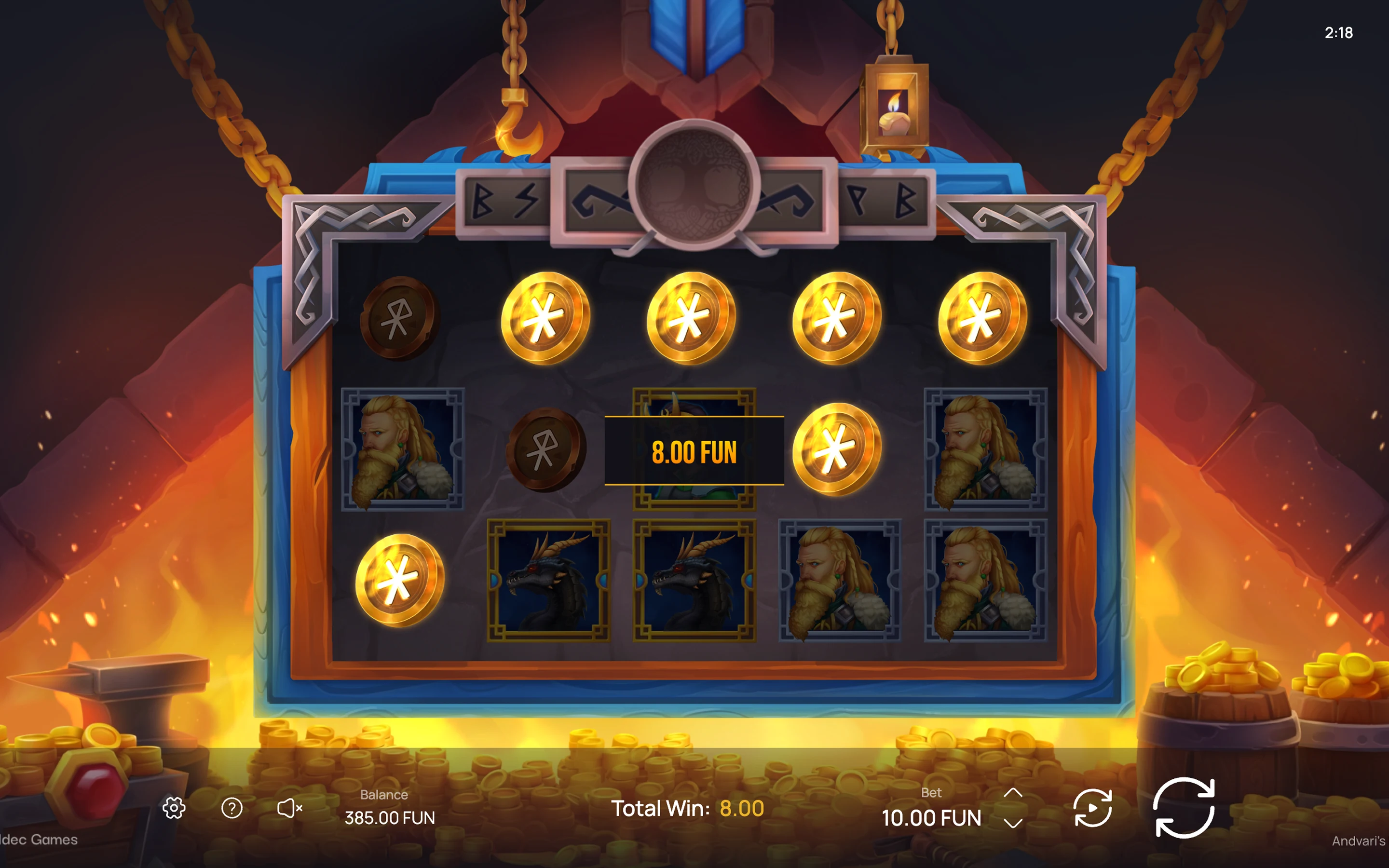 Andvari's Ring — desktop game screenshot 2 | Riddec Games