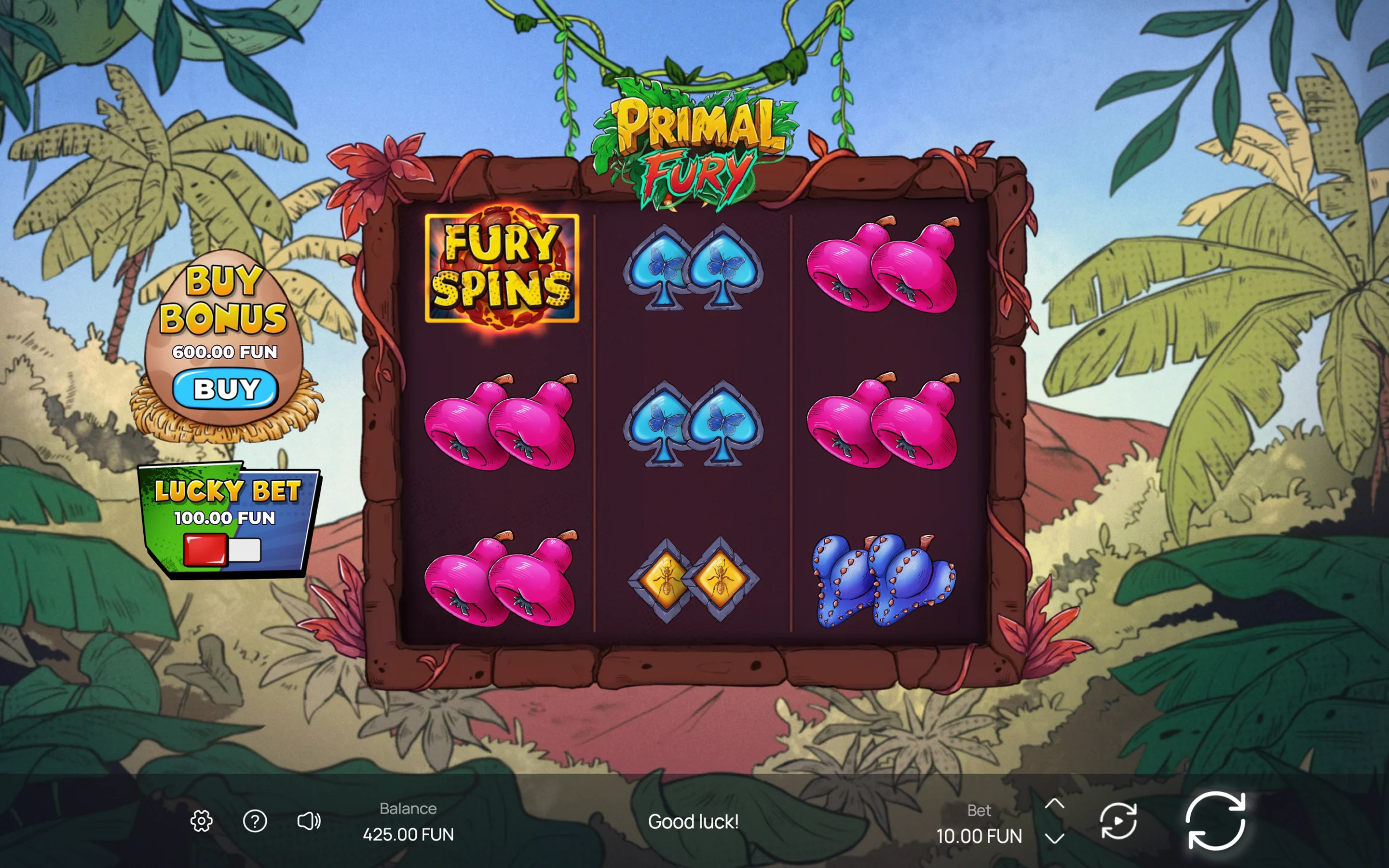 Primal Fury — desktop game screenshot 1 | Riddec Games