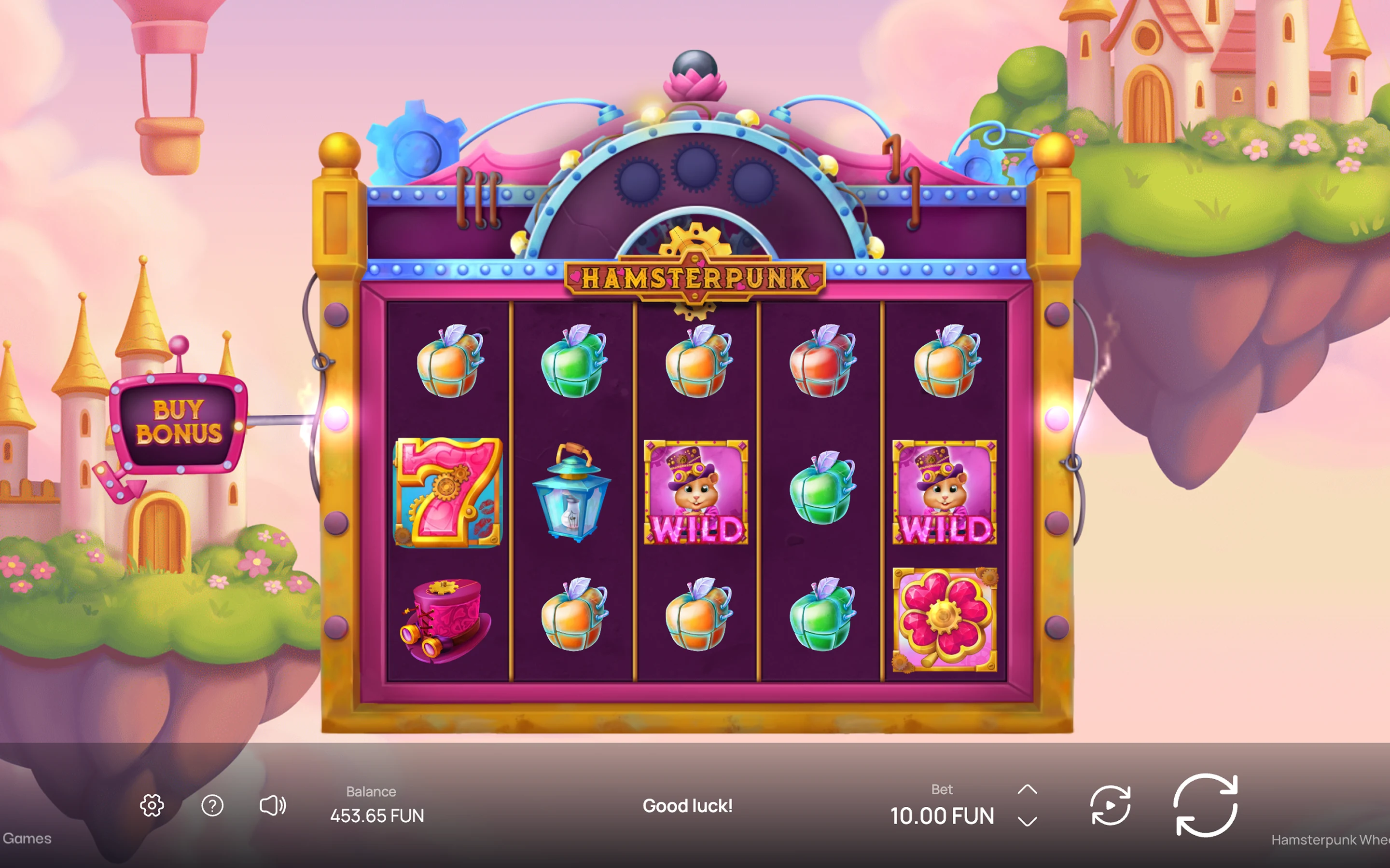 Hamsterpunk Wheel of Love — desktop game screenshot 1 | Riddec Games