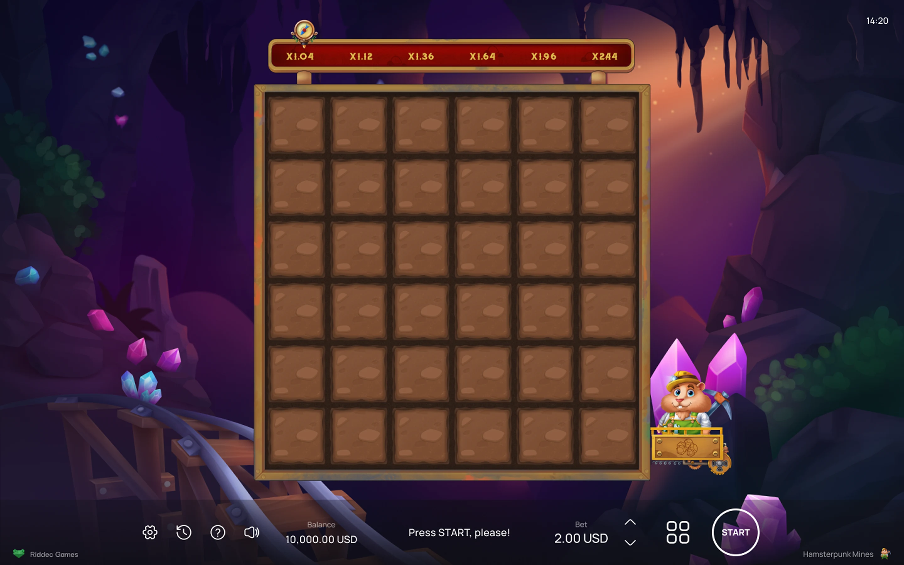 Hamsterpunk Mines — desktop game screenshot 1 | Riddec Games
