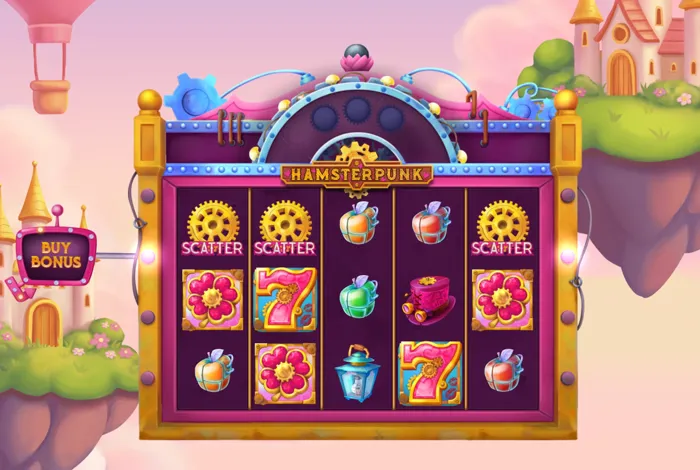 Hamsterpunk Wheel of Love — game logo and key art | Riddec Games