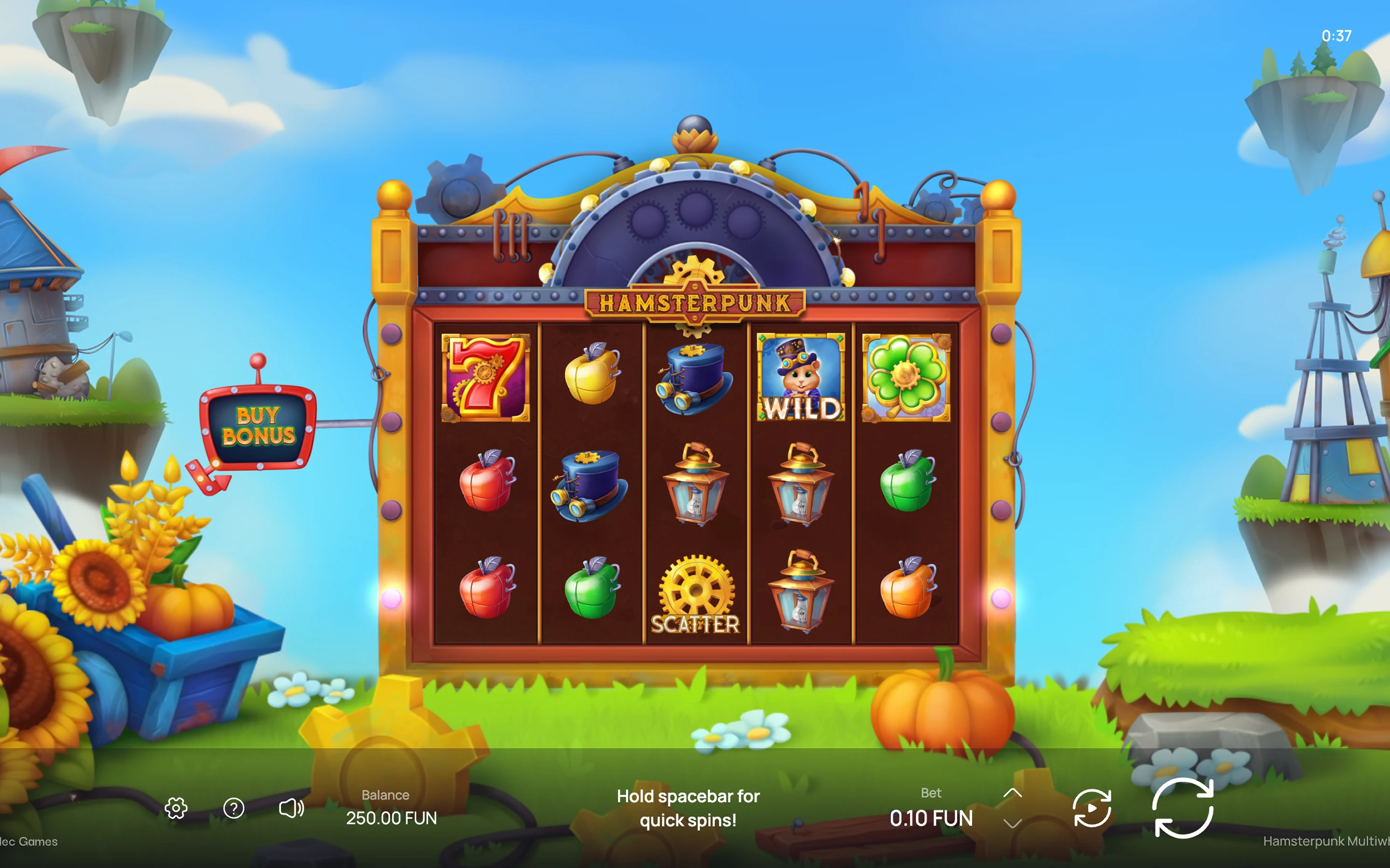 Hamsterpunk Multiwheel — desktop game screenshot 1 | Riddec Games