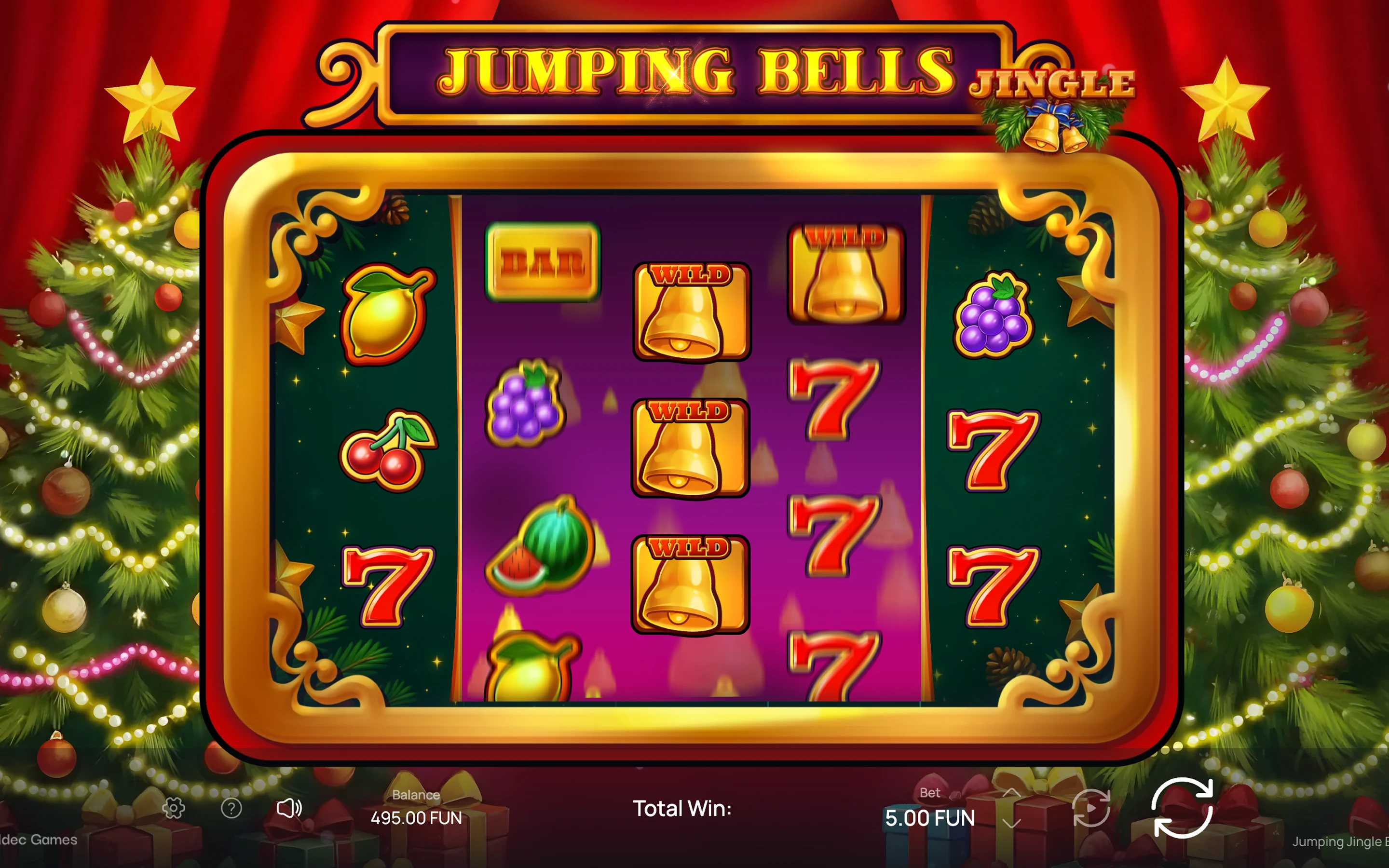 Jumping Jingle Bells — desktop game screenshot 3 | Riddec Games