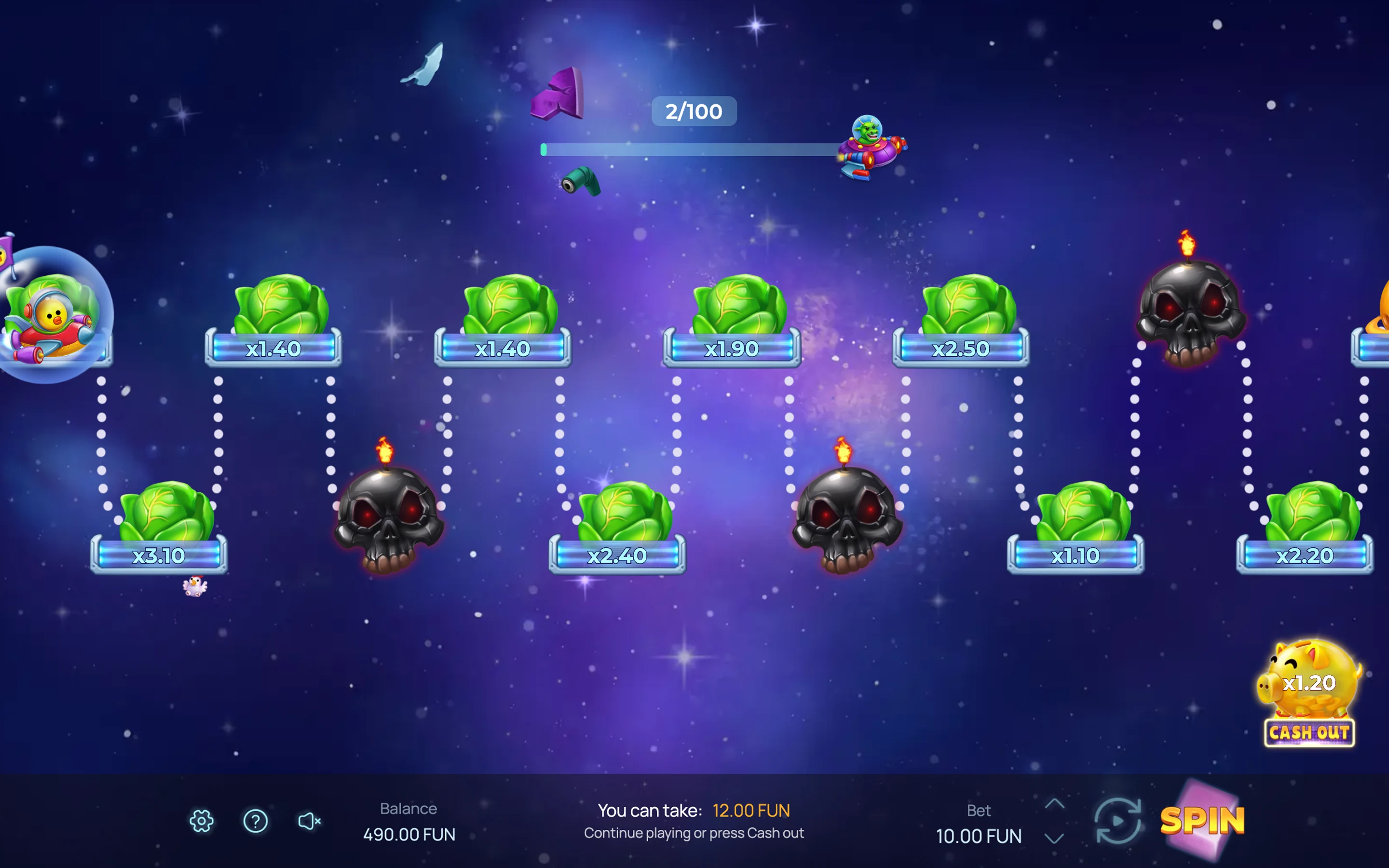 Orbital Rush — desktop game screenshot 4 | Riddec Games