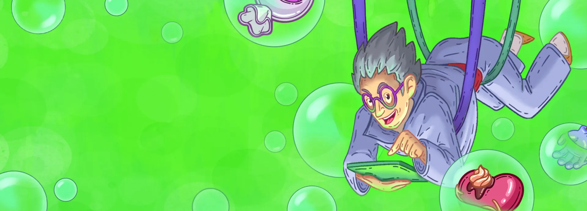 Sweet Monster — casino game hero banner | Riddec Games
