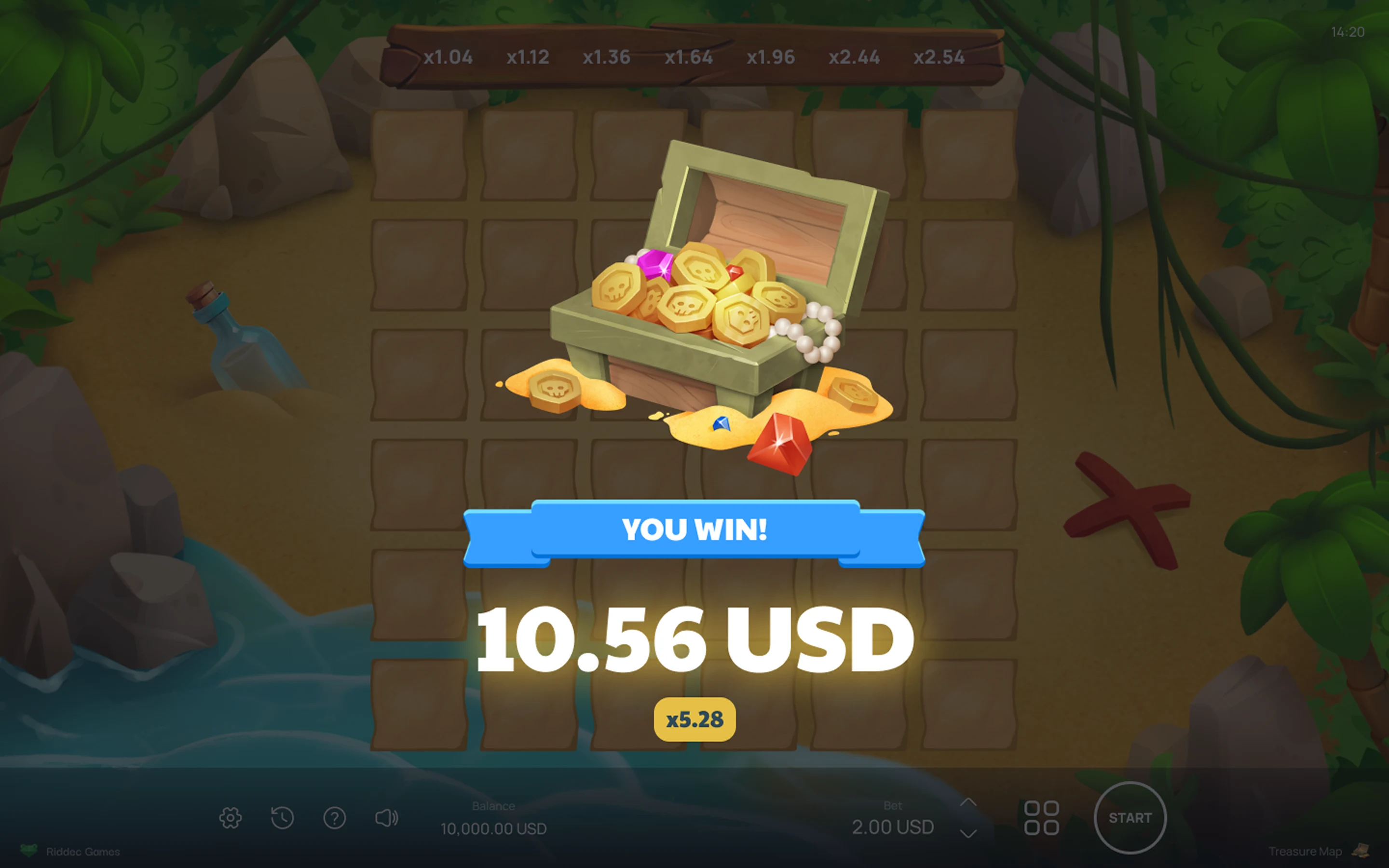 Treasure Map — desktop game screenshot 4 | Riddec Games